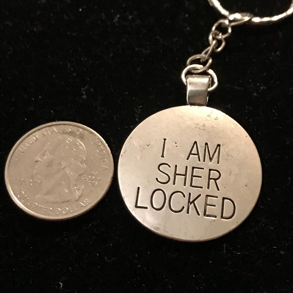 Sherlock TV Show Inspired Handmade Keychain - Picture 4 of 4